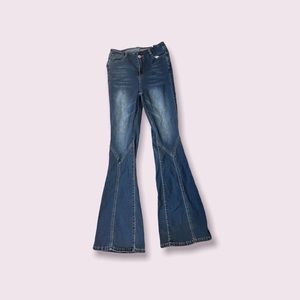“western” denim pants
